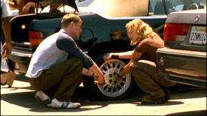 Troy: "Flat?" Veronica: "Just as God made me."