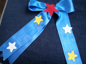 Rainbow Brite Hairbow