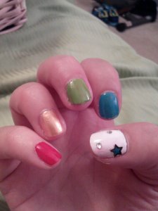 Rainbow Nails!